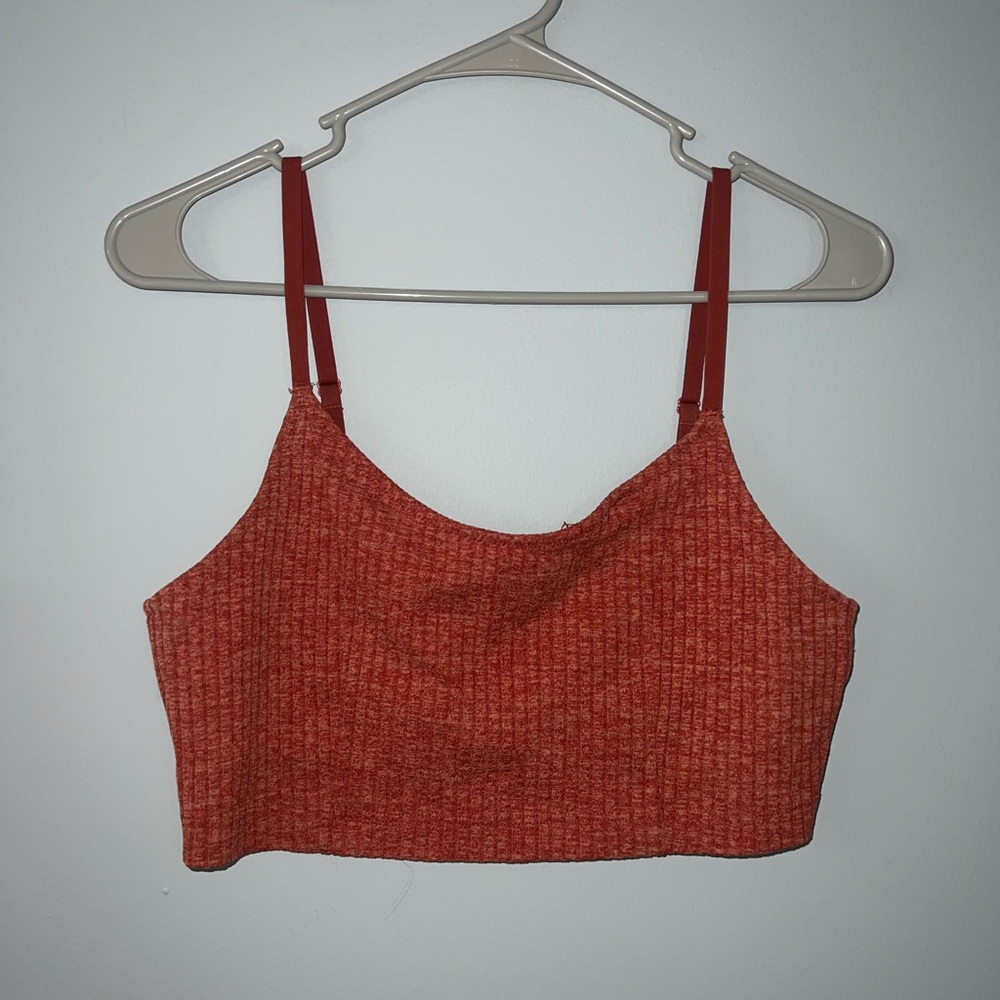 Aerie Ribbed Bra/Cropped Tank